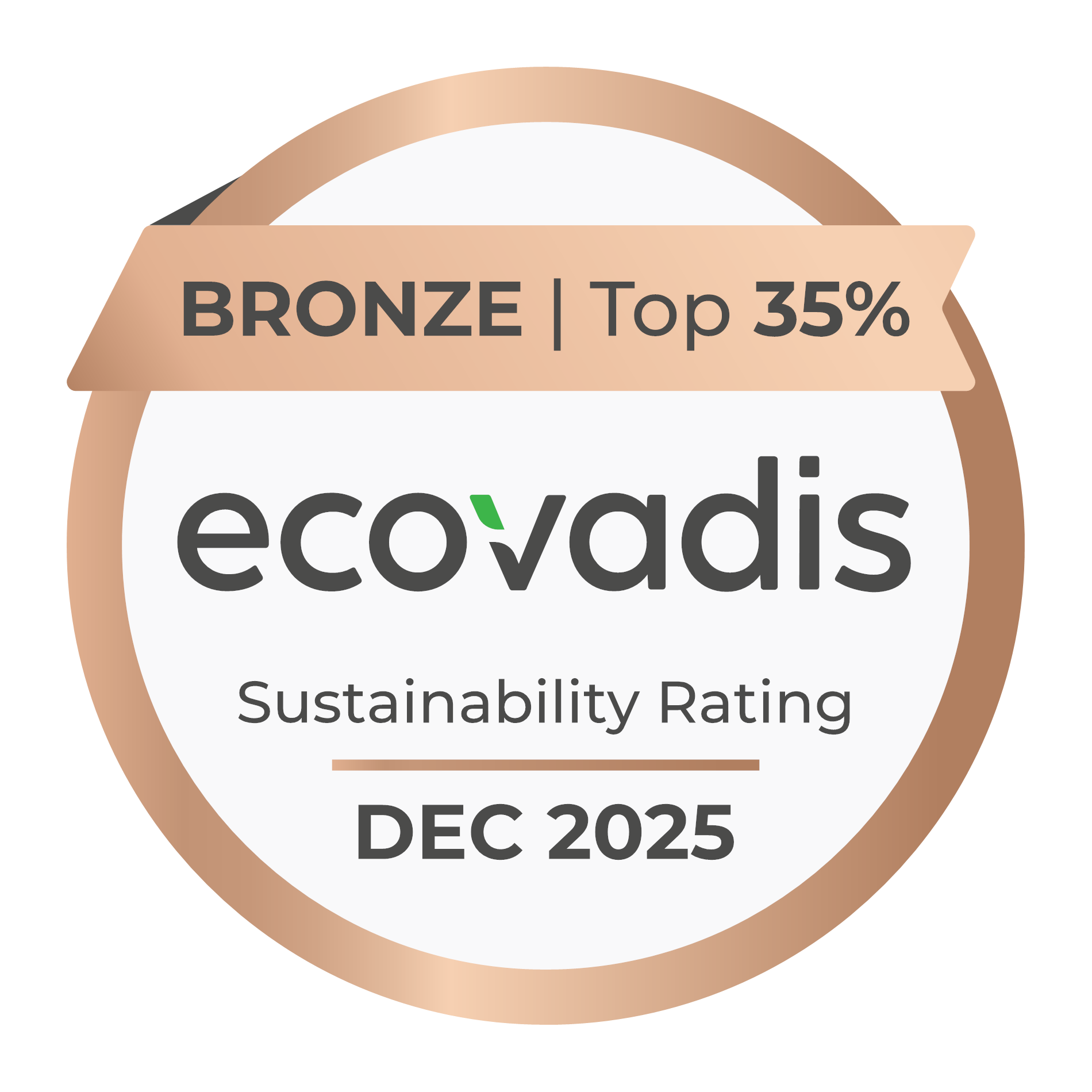 Ecovadis Bronze Wollux DEC 2025